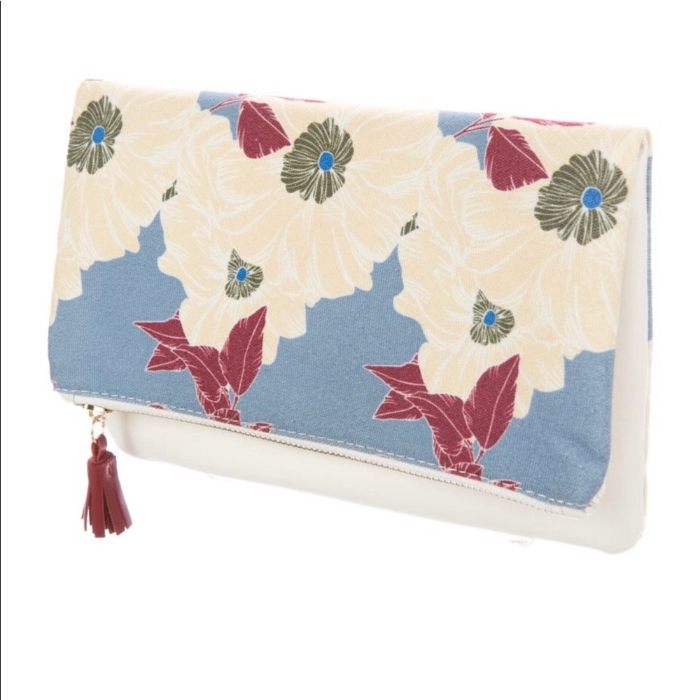 Rachel Pally Reversible Leather Clutch